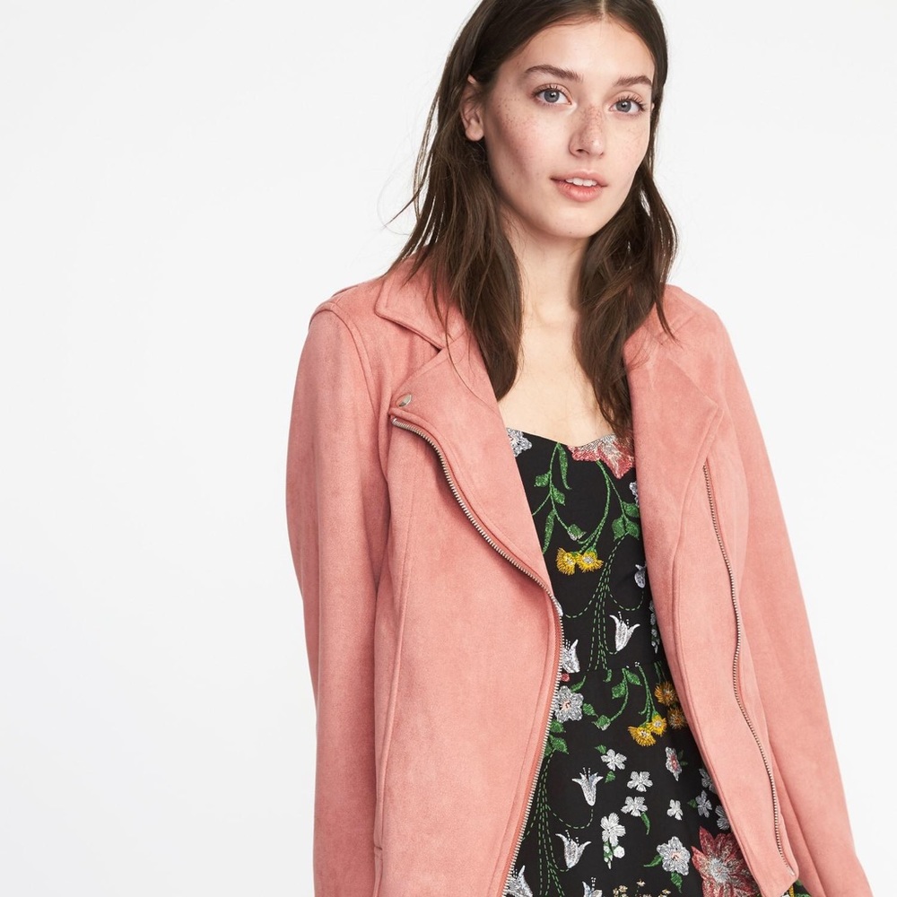 Old Navy Pink/Muave Moto Jacket